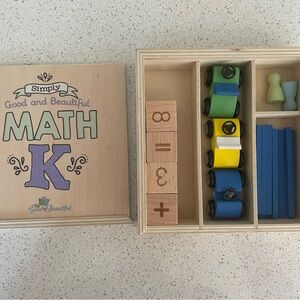 Good and Beautiful Math K Wooden Toy Set